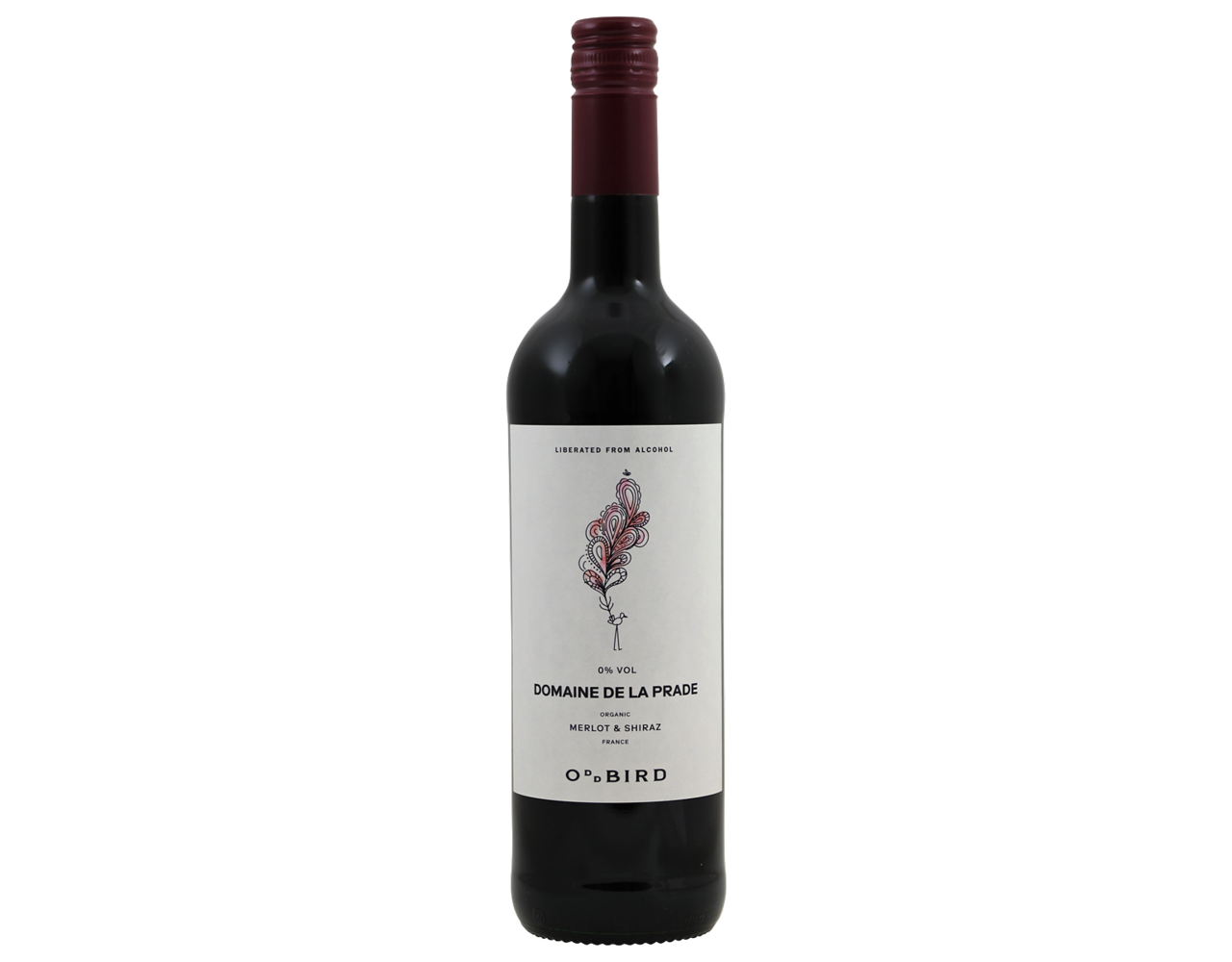 Oddbird Oddbird Domaine de la Prade Merlot Shiraz Alcoholvrij