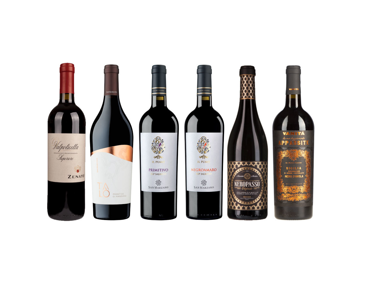 Wijnpakket Italiaanse rode wijn