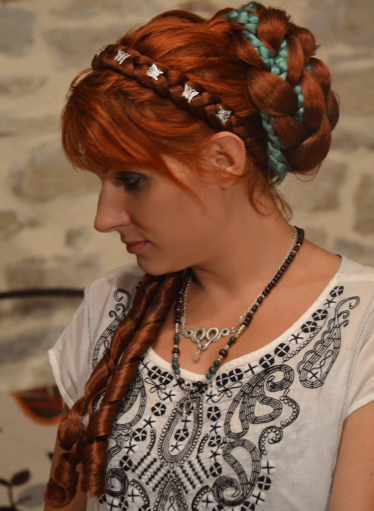 Butterfly Decoration For Braid Headband Magic Tribal Hair