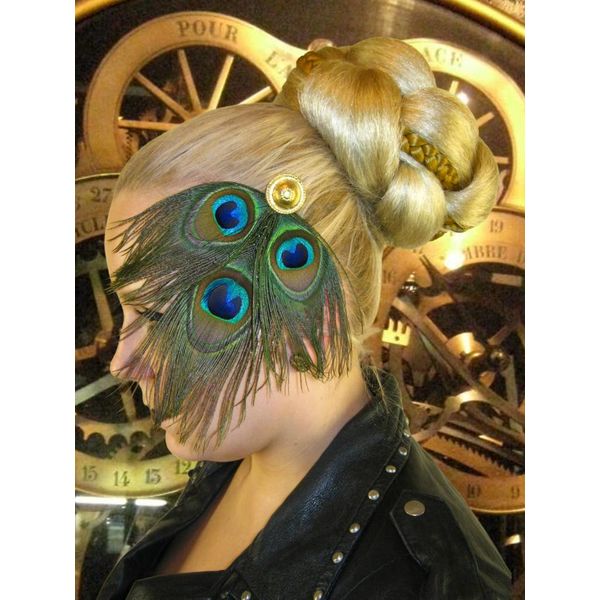 Peacock Tribal Headpiece Gold