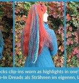 Rainbow Clip-In Dreads - limited edition