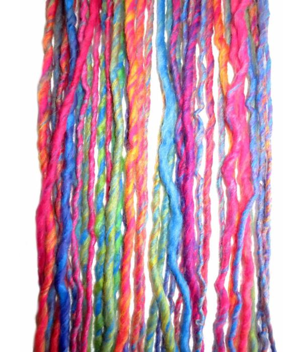 LETZTE! Regenbogen oder Purple Peacock Dreads