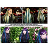 LAST Clip-In Dreads pink black or shades of purple