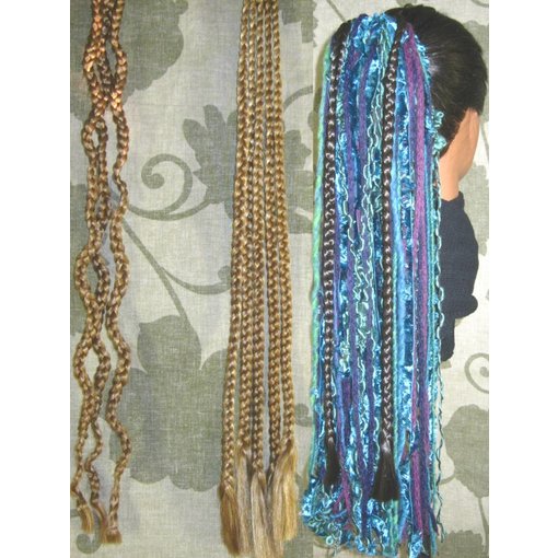 Braid Extensions for yarn & dread falls