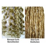 Locken an Clips im Set, Barock oder Sissi