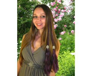 Fantasy hair extensions with silver & Penners Hair Schlegelstr. 50935 stars DE288887298 VAT Germany Cologne, MAGIC - - 30 Magic Tribal - Melanie IDs - - TRIBAL GB410444738 HAIR