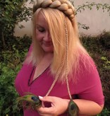 Chunky XL Braid Hairband Gretel, light blonde