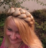 Chunky XL Braid Hairband Gretel, light blonde