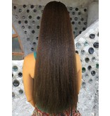 Afro Hair Fall Size M, crimped hair
