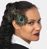 Peacock Feather Butterfly Fascinator