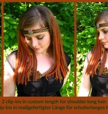 LAST! Steampunk Clip-in Dreads, 7 Clips