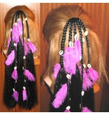 Gipsy Magician Hair Falls M feathers & cowries