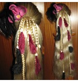 Gipsy Magician Hair Falls M feathers & cowries