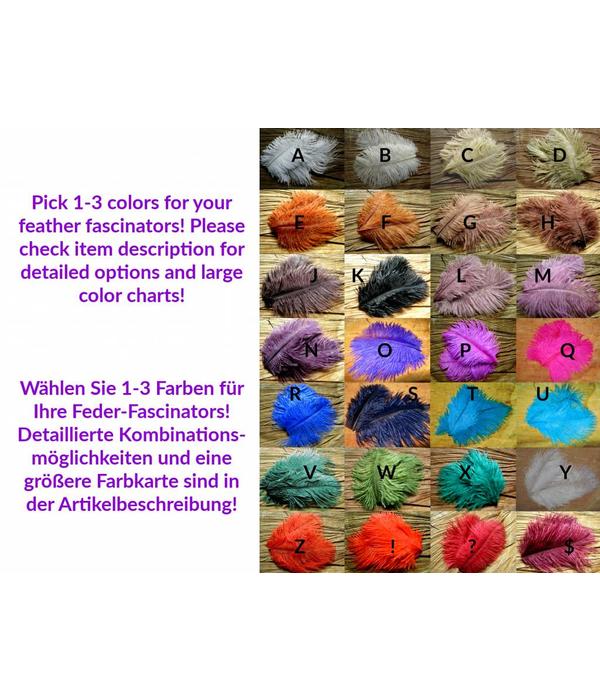 Straußenfeder Tribal Fusion Fascinator