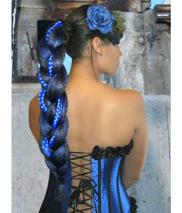 Supersize Fantasy Braid Special, black-blue