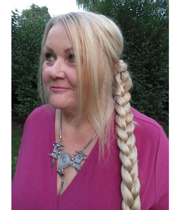 Braid Wonder 55 cm/ 22 IN for straight and wavy hair