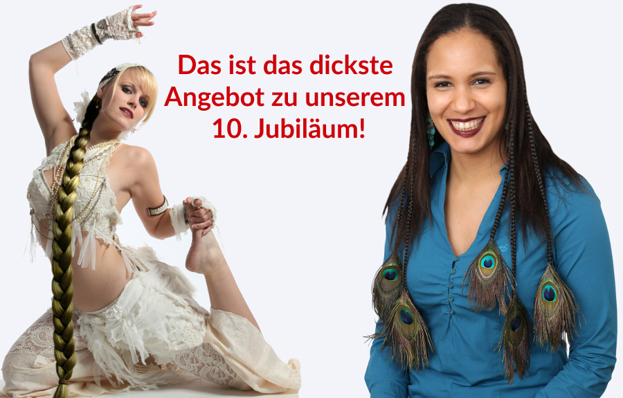 50 % Rabatt auf maßgefertigte Haarteile, das dickste Angebot im Jubiläumsjahr!