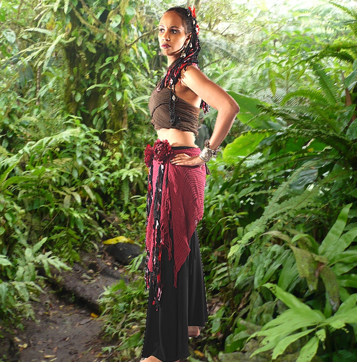 belly dance hip scarf fantasy larp wrap skirt cosplay accessory - Magic  Tribal Hair - Melanie Penners - Schlegelstr. 30 - 50935 Cologne, Germany -  VAT IDs DE288887298 & GB410444738