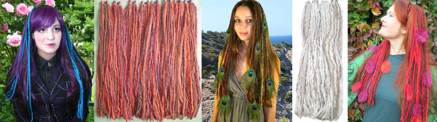 10 € Rabatt auf Dein Set Clip-in Dreadlocks!