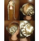 Tribal Hair Buns/ Earphones natural, size S