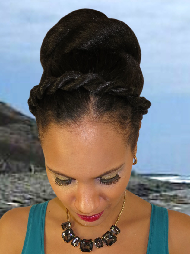 Afrohemian Hair Bun Twist Chignon Braid All Colors Magic Tribal