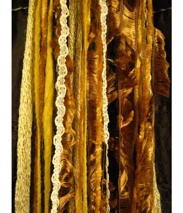 Golden Age (Peacock) belt & hair accessory