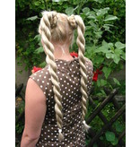 Twist Hair Buns, wavy hair, size S