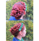 Halo Braid Hair Wreath, natural