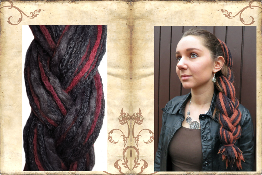 Gothic & Steampunk Dreads-Zöpfe