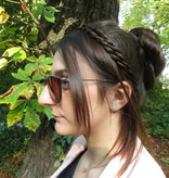 Double Braid Headband, twisted & extra thin