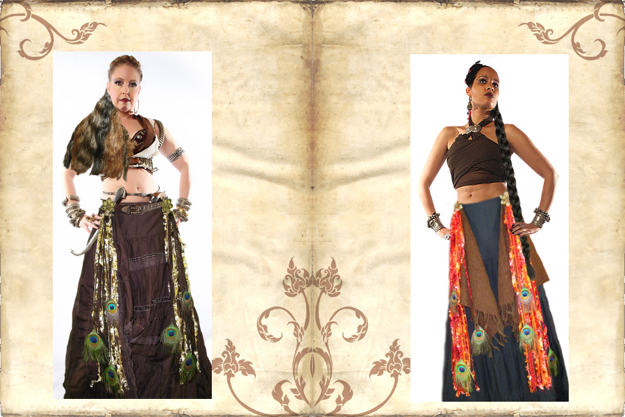 Tribal Fusion & Belly Dance Costume Basics I: Popular Hairstyles,  Accessories & Hair Jewelry - Magic Tribal Hair