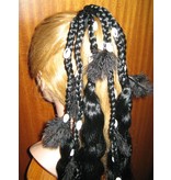 Gipsy Magician Hair Falls L feathers & cowries