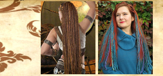 Dreadlocks, Clip-In Dreads & Tribal Fusion Haarteile