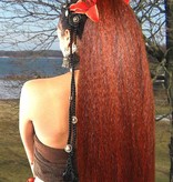 Afro Haarteil, Größe L, gekrepptes Haar