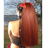 Afro Hair Fall Size L, crimped hair