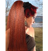 Afro Hair Fall Size L, crimped hair