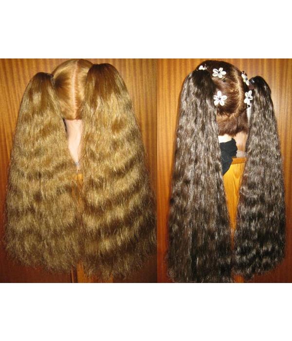 2 Hair Falls size M, waves