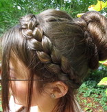 Natural Messy Braid Headband M