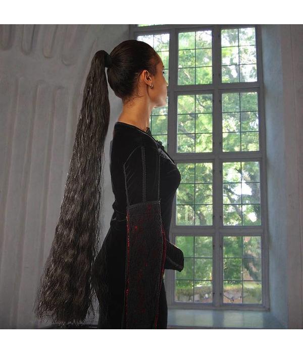 Rapunzel & Goth Hair Falls M extra, wavy hair