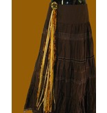 Golden Age (Peacock) belt & hair accessory