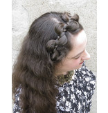 Messy Butterfly Braid Headband, flat