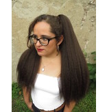 Afro Hair Fall Size L, crimped hair