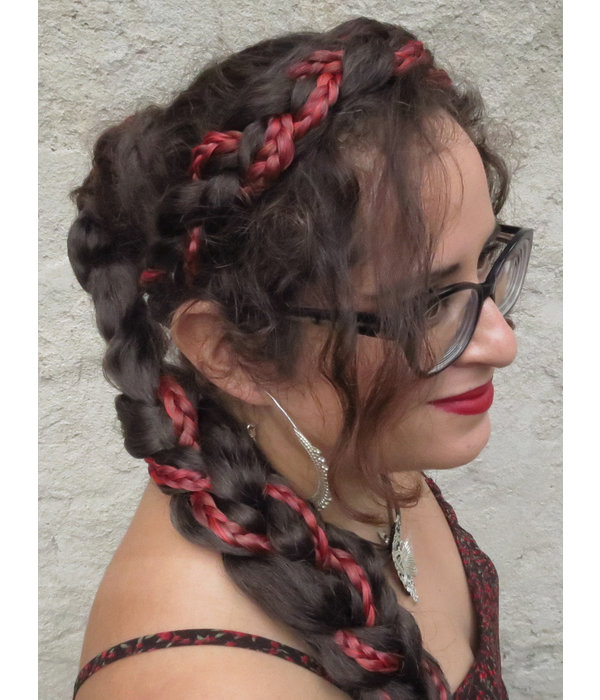 Rapunzel Braid Bun messy undone look Your hair color MAGIC TRIBAL HAIR -  Magic Tribal Hair - Melanie Penners - Schlegelstr. 30 - 50935 Cologne,  Germany - VAT IDs DE288887298 & GB410444738