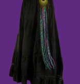 Purple Paradise belly dance hip & hair tassel