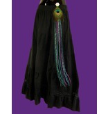 Purple Paradise belly dance hip & hair tassel