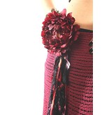 Red Passion hip & hair tassels