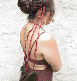 Peacock Extensions 3 Braids, chili red