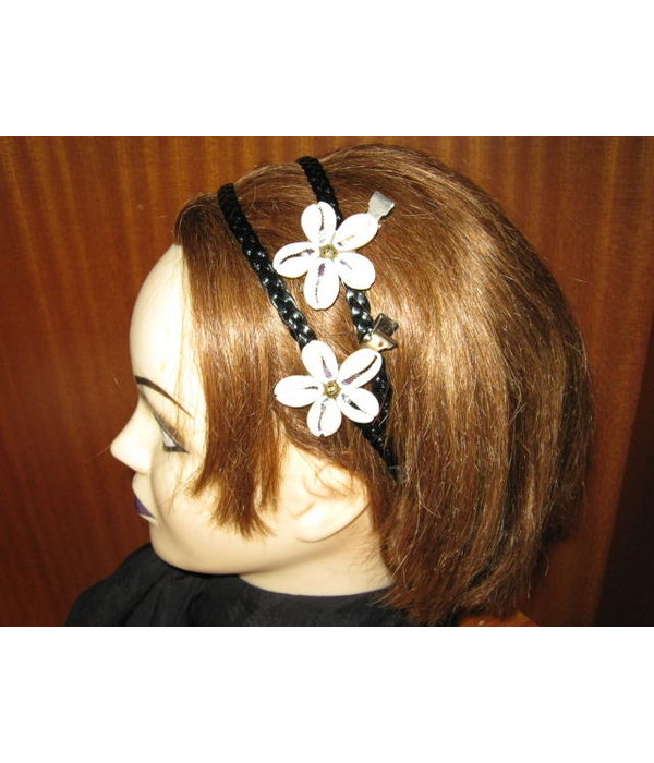 Cowry Hair Flowers, bronze or gold