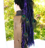 Purple Passion Peacock Yarn Hair Fall