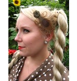 Pfauenfeder Haarclip - Antiklook Feder